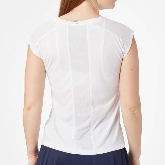 ＵＳサイズ FILA(フィラ) 2024 レディース MAIA マイア Vネック ゲームシャツ FBL241340(24y11mテニス用ゲームウェア) | FILA | 04