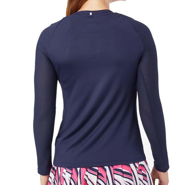 在庫処分特価 ＵＳサイズ FILA(フィラ) 2023 FW レディース グレーシー(GRACIE) 長袖Tシャツ US Open XFL232128(23y11mテニス) | FILA | 10