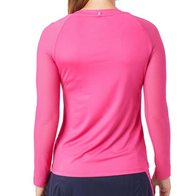 在庫処分特価 ＵＳサイズ FILA(フィラ) 2023 FW レディース グレーシー(GRACIE) 長袖Tシャツ US Open XFL232128(23y11mテニス) | FILA | 03