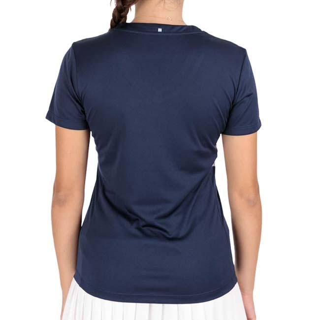 在庫処分特価 ＵＳサイズ FILA(フィラ) 2023 FW レディース PAULA(ポーラ) Vネック 半袖Tシャツ XFL232117(23y11mテニス) | FILA | 06