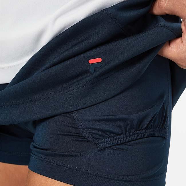 ＵＳサイズ FILA(フィラ) レディース SHIVA(シヴァ) インナースパッツ付きスコート テニスウェア FBL131022(23y3mテニス) | FILA | 05