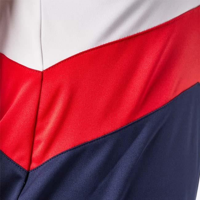 ＵＳサイズ FILA(フィラ) レディース AURELIA(アウレリア) カラーブロック 半袖Tシャツ FBL231130E-0151 ホワイト×ネイビー | FILA | 05