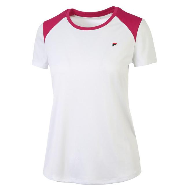 在庫処分特価 ＵＳサイズ FILA(フィラ) レディース Josephine(ジョゼフィーヌ) 半袖Tシャツ XFL229174(22y1mテニス) | FILA | 02