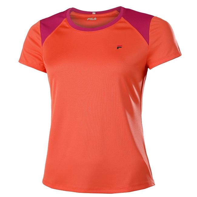 在庫処分特価 ＵＳサイズ FILA(フィラ) レディース Josephine(ジョゼフィーヌ) 半袖Tシャツ XFL229174(22y1mテニス) | FILA | 04