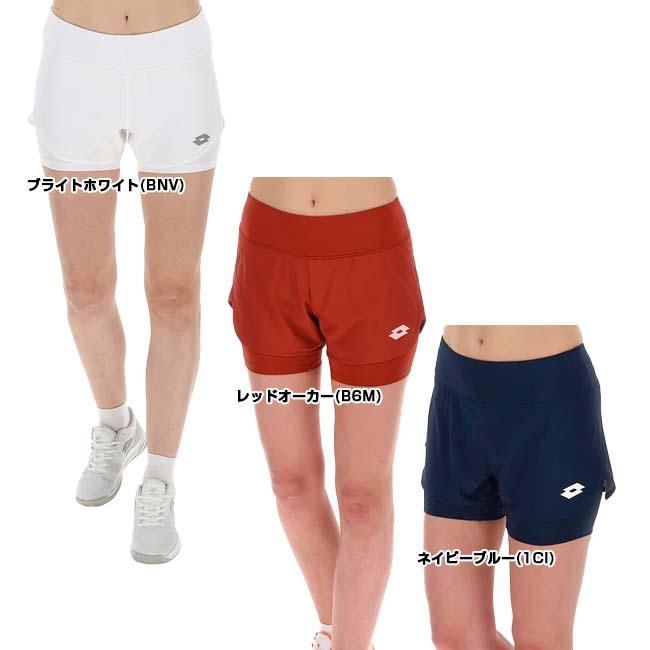 EUサイズ ロット(LOTTO) レディース TECH W II D1 ゲームショートパンツ 220439(25y12mテニス用ゲームウェア) | LOTTO | 01