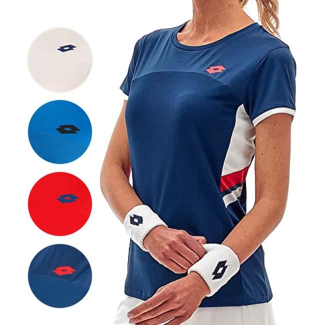 EUサイズ ロット(LOTTO) レディース SQUADRA スクアドラ W III 半袖Tシャツ 218795(24y3mテニス) | LOTTO