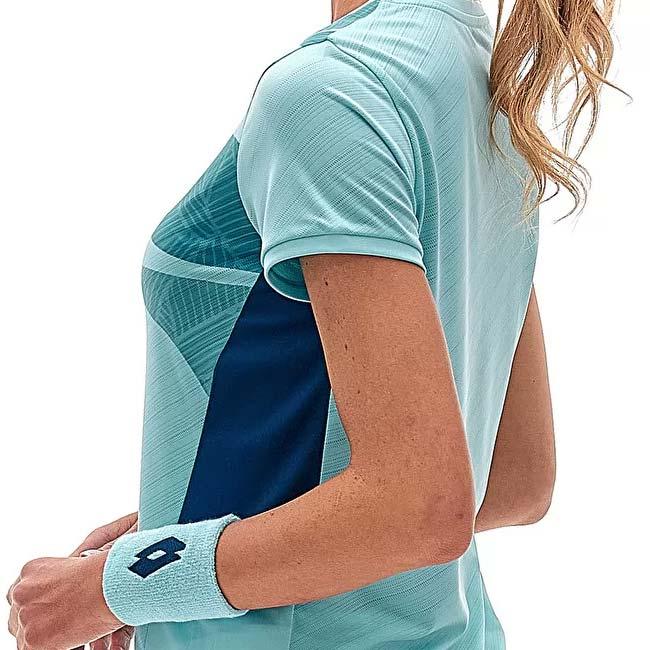 EUサイズ ロット(LOTTO) レディース TECH テック WI - D2 プリント 半袖Tシャツ 218783(24y3mテニス) | LOTTO | 11