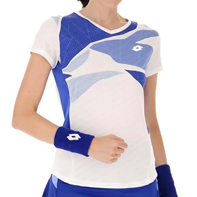 EUサイズ ロット(LOTTO) レディース TECH テック WI - D2 プリント 半袖Tシャツ 218783(24y3mテニス) | LOTTO | 02