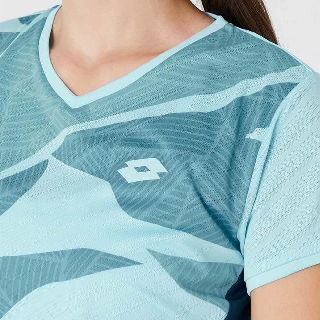 EUサイズ ロット(LOTTO) レディース TECH テック WI - D2 プリント 半袖Tシャツ 218783(24y3mテニス) | LOTTO | 09