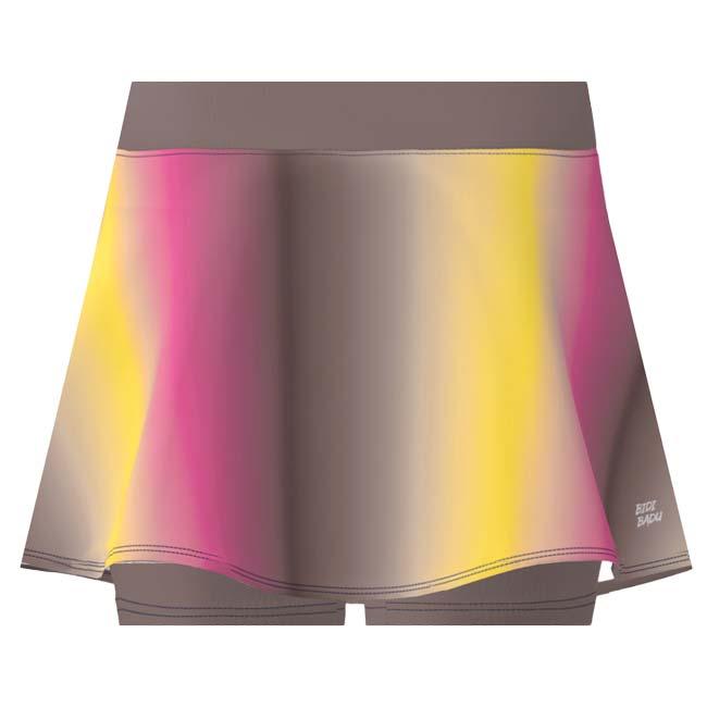 海外サイズ BIDI BADU(ビディバドゥ) 2025 SP レディース スペクトラム プリントウェービー ゲームスコート W1390013-LBWCOYW(25y2mテニス用ゲームウェア) |  | 03