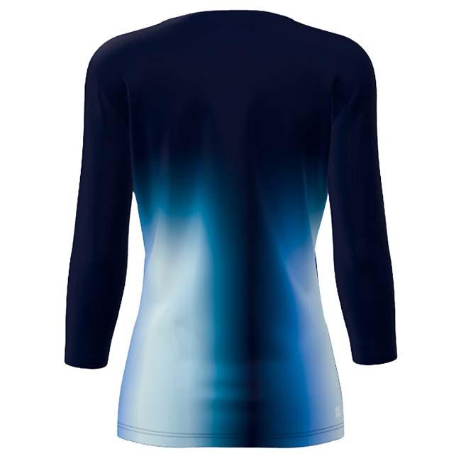 海外サイズ BIDI BADU(ビディバドゥ) 2025 SP レディース スペクトラム Vネック 七分丈袖 ゲームシャツ W2330006-DBLBLAQ(25y2mテニス用ゲームウェア) |  | 03