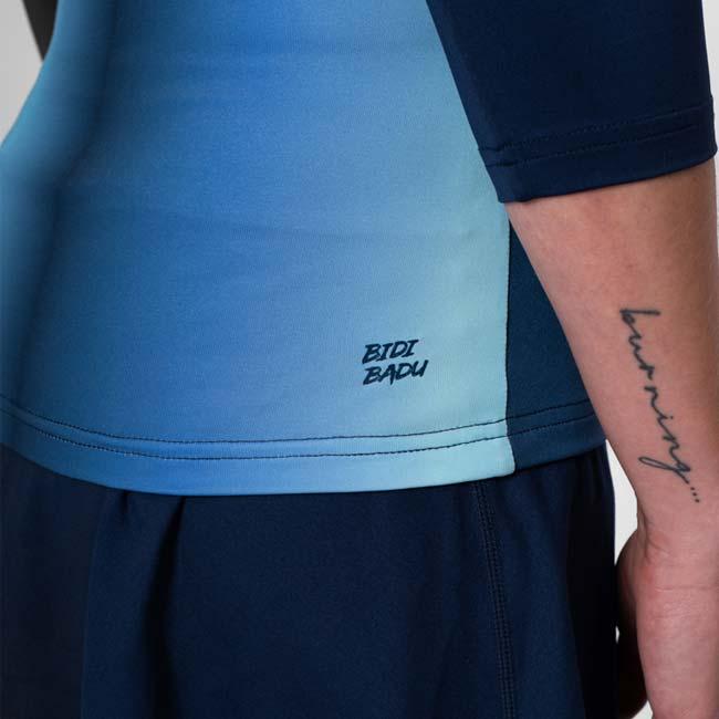 海外サイズ BIDI BADU(ビディバドゥ) 2025 SP レディース スペクトラム Vネック 七分丈袖 ゲームシャツ W2330006-DBLBLAQ(25y2mテニス用ゲームウェア) |  | 07