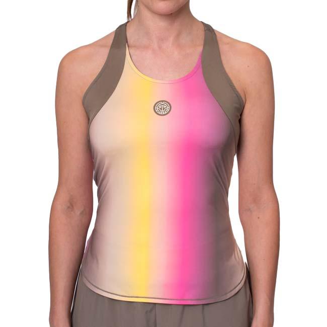 海外サイズ BIDI BADU(ビディバドゥ) 2025 SP レディース SPECTRUM スペクトラム ゲームタンクトップ W1580029-LBWCOYW(25y2mテニス用ゲームウェア) | 