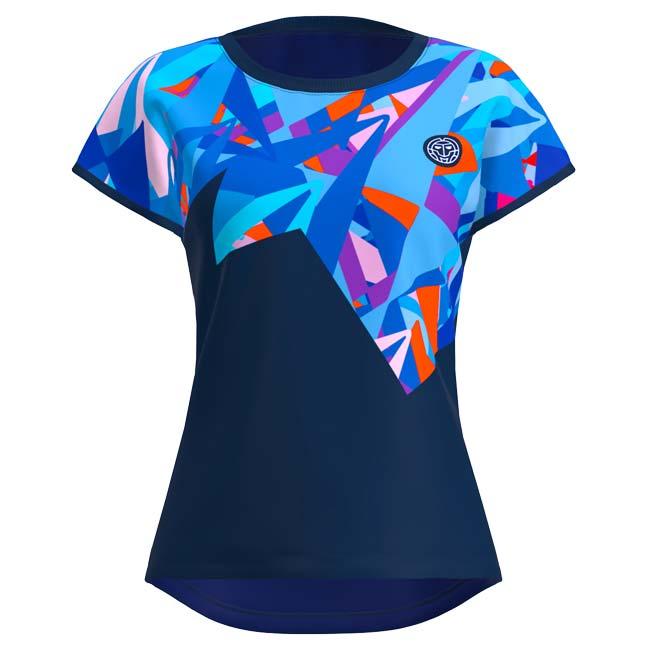 海外サイズ BIDI BADU(ビディバドゥ) 2024 FA レディース SPIKE キャップスリーブ ゲームシャツ W2620026-DBLBL Dブルー×BL(24y6mテニス用ゲームウェア) |  | 02