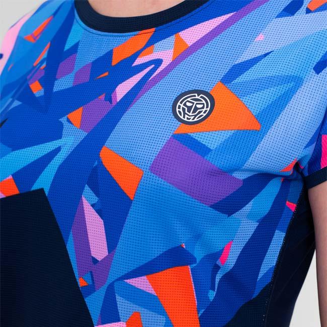 海外サイズ BIDI BADU(ビディバドゥ) 2024 FA レディース SPIKE キャップスリーブ ゲームシャツ W2620026-DBLBL Dブルー×BL(24y6mテニス用ゲームウェア) |  | 04