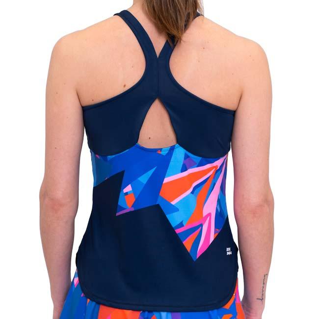 海外サイズ BIDI BADU(ビディバドゥ) 2024 FA レディース SPIKE ゲームタンクトップ W2580028-DBLBL ダークブルー×ブルー(24y6mテニス用ゲームウェア) |  | 01