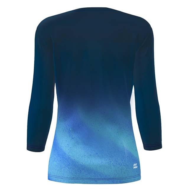 在庫処分特価 海外サイズ BIDI BADU(ビディバドゥ) 2024 SS レディース BEACH SPIRIT ビーチスピリット Vネック 長袖Tシャツ W1330004-DBLBL |  | 01