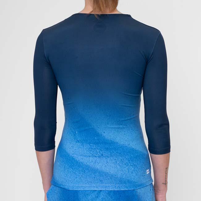 在庫処分特価 海外サイズ BIDI BADU(ビディバドゥ) 2024 SS レディース BEACH SPIRIT ビーチスピリット Vネック 長袖Tシャツ W1330004-DBLBL |  | 03