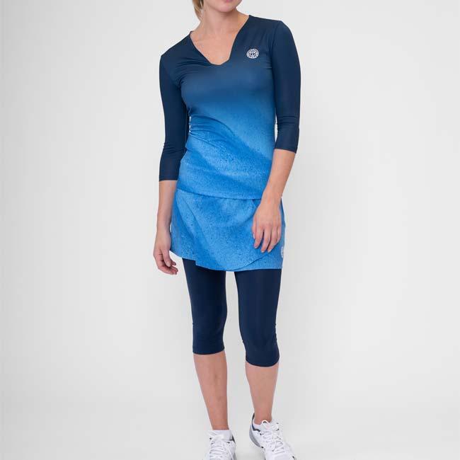 在庫処分特価 海外サイズ BIDI BADU(ビディバドゥ) 2024 SS レディース BEACH SPIRIT ビーチスピリット Vネック 長袖Tシャツ W1330004-DBLBL |  | 05