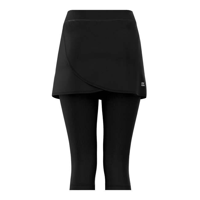 海外サイズ BIDI BADU(ビディバドゥ) レディース CREW スカプリ スカート付き カプリパンツ 定番  W1410002-BK ブラック(23y1mテニス) |  | 01