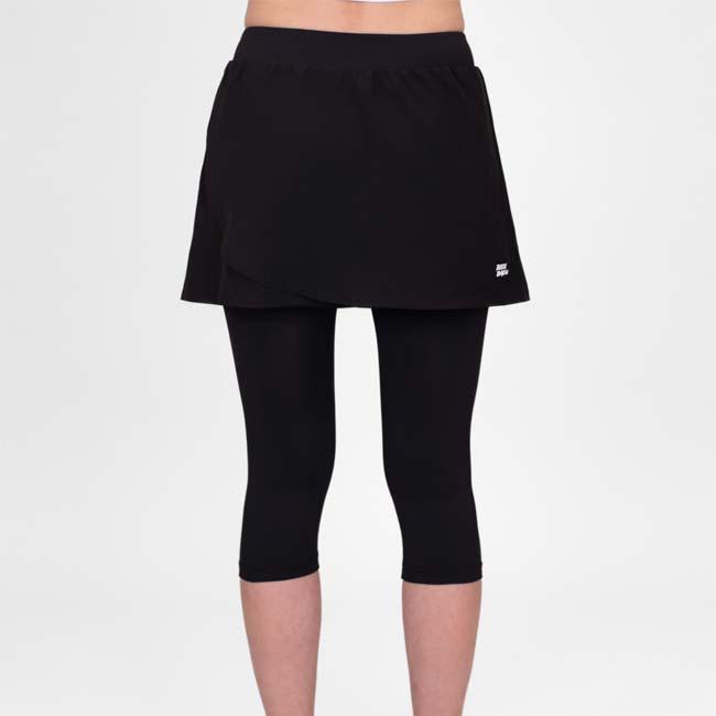 海外サイズ BIDI BADU(ビディバドゥ) レディース CREW スカプリ スカート付き カプリパンツ 定番  W1410002-BK ブラック(23y1mテニス) |  | 03