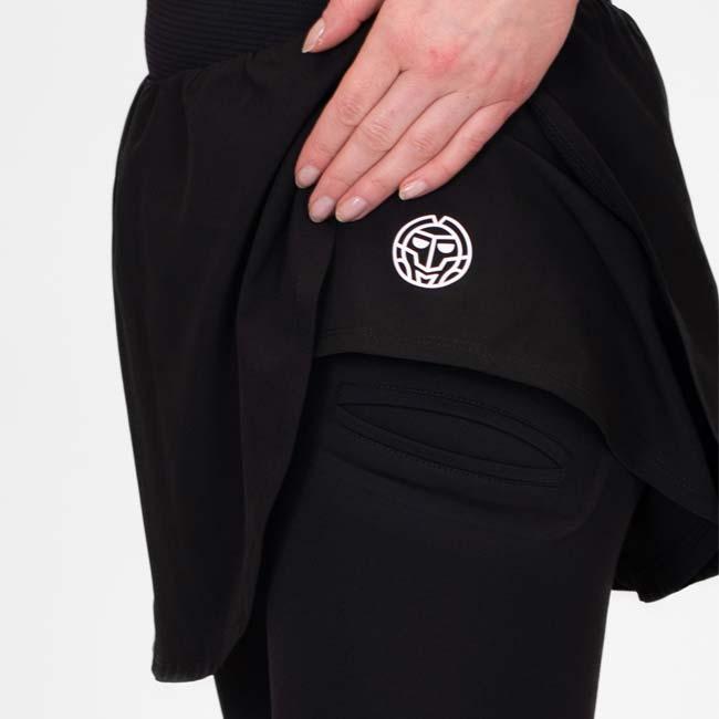 海外サイズ BIDI BADU(ビディバドゥ) レディース CREW スカプリ スカート付き カプリパンツ 定番  W1410002-BK ブラック(23y1mテニス) |  | 04