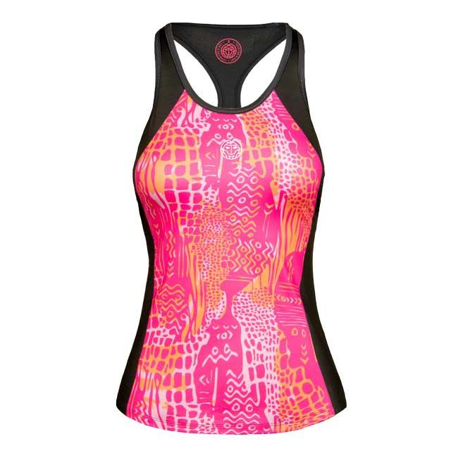 在庫処分特価 海外サイズ BIDI BADU(ビディバドゥ)レディース ヤカ(Yaka) テック ゲームタンクトップ W334129222-DGRPK Dグレー×ピンク(22y8mテニス) | 