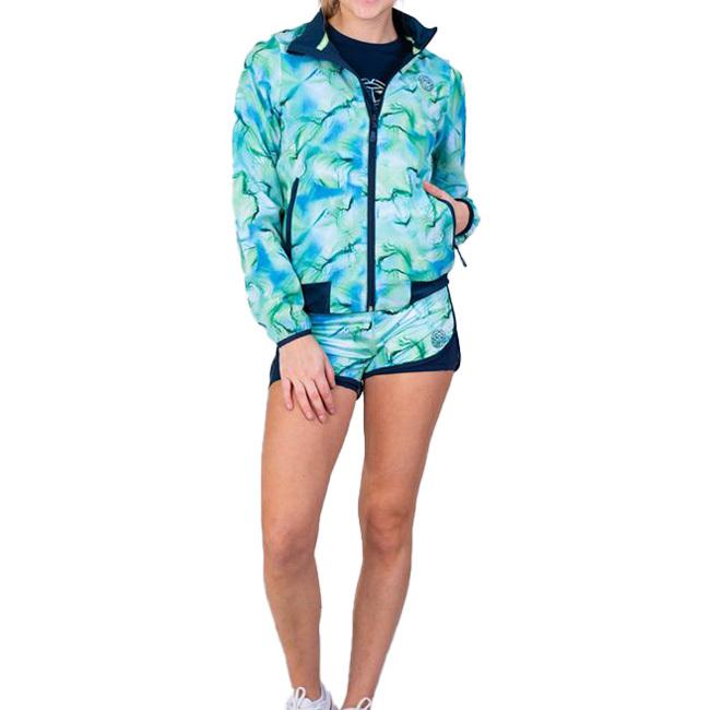 在庫処分特価 海外サイズ BIDI BADU(ビディバドゥ)レディース ジーン(GENE) テック ジャケット PADEL パデル WP194017221-GNDBL グリーン×Dブルー |  | 02