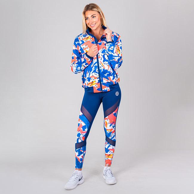 在庫処分特価 海外サイズ BIDI BADU(ビディバドゥ)レディース バイナ(Baina) テック タイツ メッシュ切替ロングスパッツ W164078212-DBLNRD |  | 04