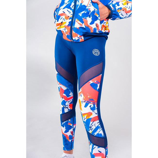 在庫処分特価 海外サイズ BIDI BADU(ビディバドゥ)レディース バイナ(Baina) テック タイツ メッシュ切替ロングスパッツ W164078212-DBLNRD |  | 05