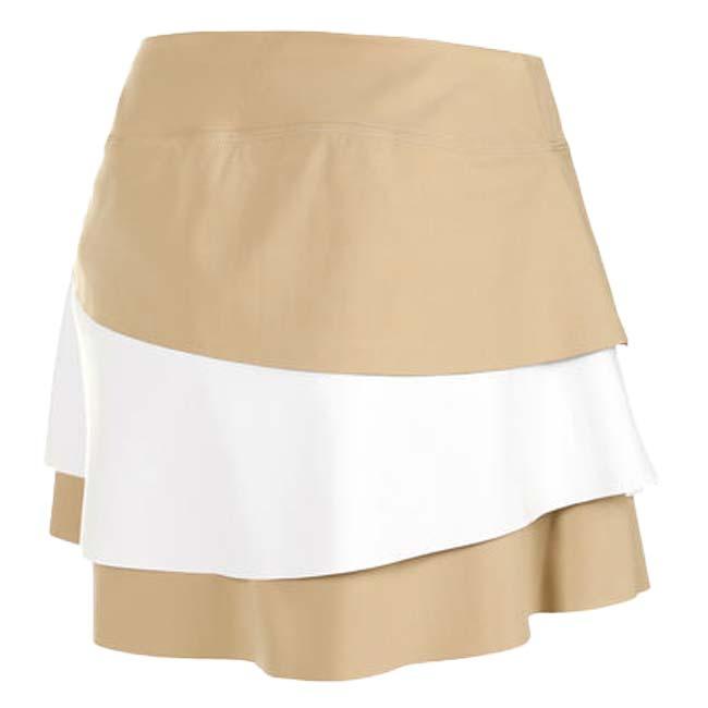 海外サイズ QUIET PLEASE(クワイエットプリーズ) 2025 FS レディース ワイルドフラウンス ゲームスコート QP180064-901 SD×WH(25y7mテニス用ゲームウェア) |  | 01