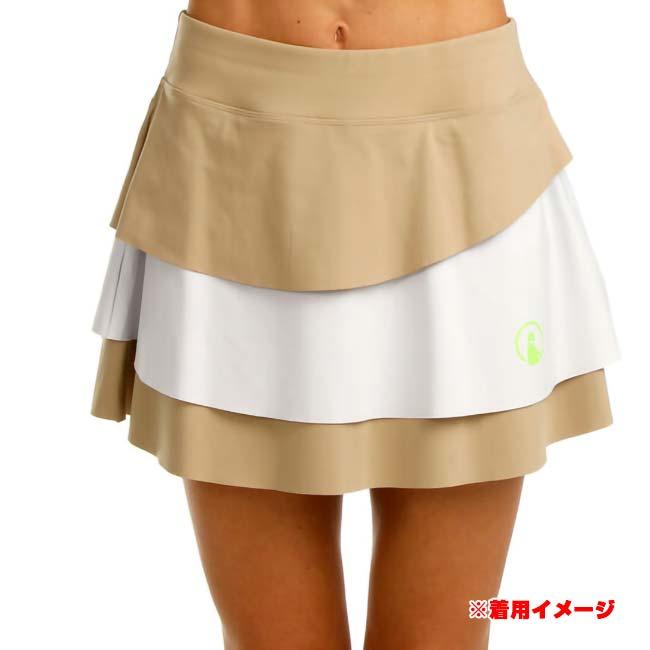 海外サイズ QUIET PLEASE(クワイエットプリーズ) 2025 FS レディース ワイルドフラウンス ゲームスコート QP180064-901 SD×WH(25y7mテニス用ゲームウェア) |  | 06