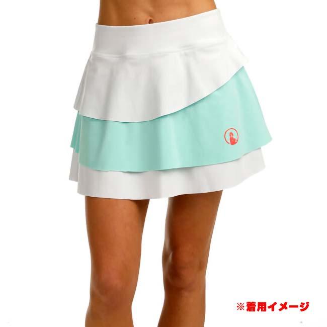 海外サイズ QUIET PLEASE(クワイエットプリーズ) 2025 FS レディース ワイルドフラウンス ゲームスコート QP180064-711 WH×WV(25y7mテニス用ゲームウェア) |  | 06