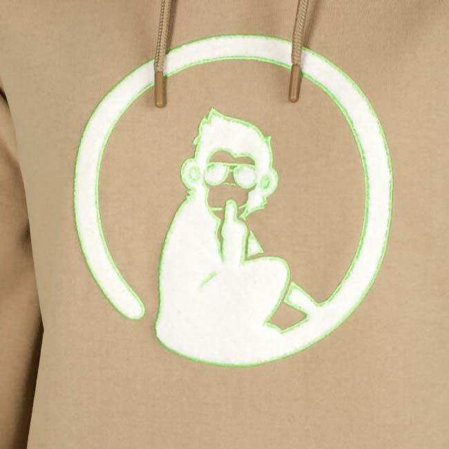 海外サイズ QUIET PLEASE(クワイエットプリーズ) 2025 FS レディース ワイルドオーバーサイズ エンブロイド フーディ QP120090-901 サンド(25y7mテニス) |  | 02