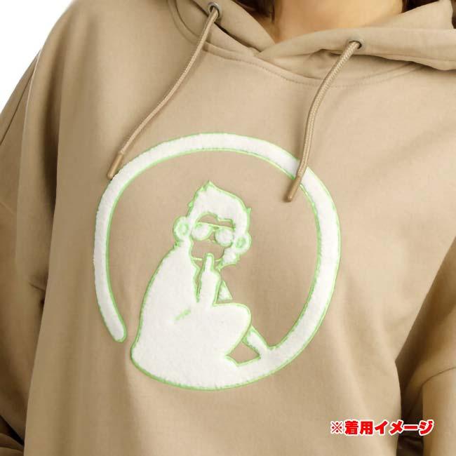 海外サイズ QUIET PLEASE(クワイエットプリーズ) 2025 FS レディース ワイルドオーバーサイズ エンブロイド フーディ QP120090-901 サンド(25y7mテニス) |  | 06