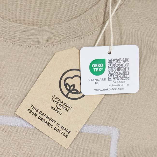 海外サイズ QUIET PLEASE(クワイエットプリーズ) 2025 SS レディース ワイルドスワールコート 半袖プリントTシャツ QP110200-901 サンド(25y7mテニス) |  | 04