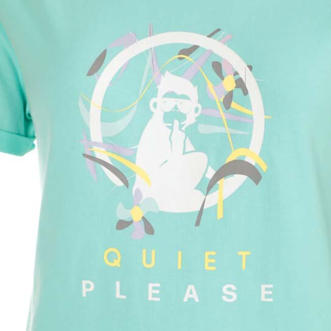 海外サイズ QUIET PLEASE(クワイエットプリーズ) 2025 FS レディース ワイルドスケッチー 半袖プリントTシャツ QP110198-711 ウエーブ(25y7mテニス) |  | 02
