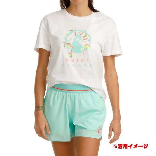 海外サイズ QUIET PLEASE(クワイエットプリーズ) 2025 FS レディース ワイルドスケッチー 半袖プリントTシャツ QP110198-300 Bホワイト(25y7mテニス) |  | 04