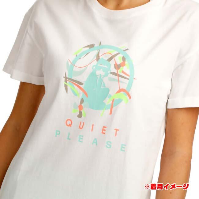 海外サイズ QUIET PLEASE(クワイエットプリーズ) 2025 FS レディース ワイルドスケッチー 半袖プリントTシャツ QP110198-300 Bホワイト(25y7mテニス) |  | 06