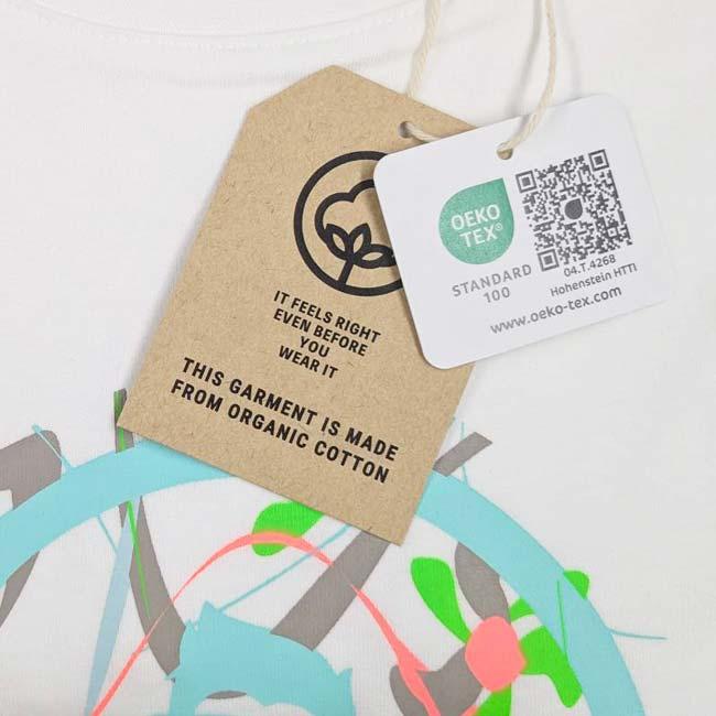 海外サイズ QUIET PLEASE(クワイエットプリーズ) 2025 FS レディース ワイルドスケッチー 半袖プリントTシャツ QP110198-300 Bホワイト(25y7mテニス) |  | 08