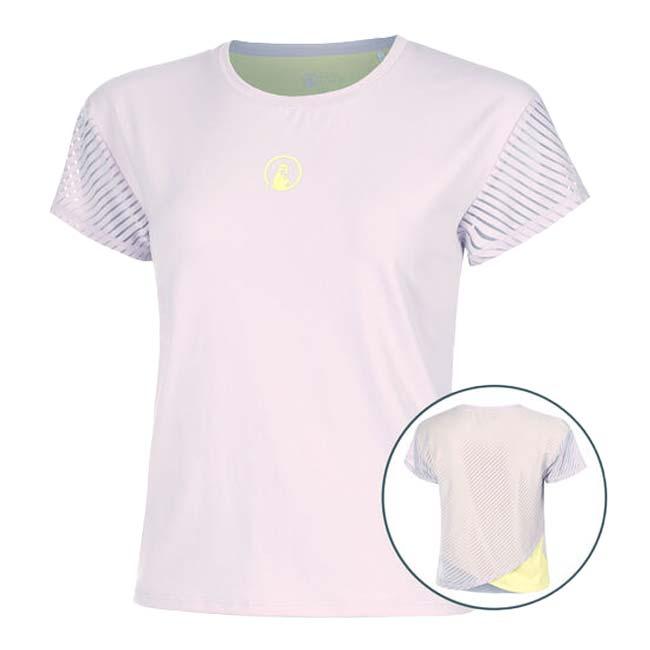 海外サイズ QUIET PLEASE(クワイエットプリーズ) 2025 SS レディース マインドクロス ゲームシャツ QP110168-533 オーキッド(25y7mテニス用ゲームウェア) | 