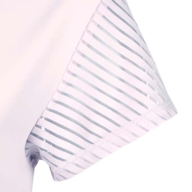 海外サイズ QUIET PLEASE(クワイエットプリーズ) 2025 SS レディース マインドクロス ゲームシャツ QP110168-533 オーキッド(25y7mテニス用ゲームウェア) |  | 04