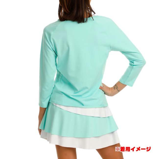 海外サイズ QUIET PLEASE(クワイエットプリーズ) 2025 FS レディース ワイルドストライプ 長袖 ゲームシャツ QP110144-711(25y7mテニス用ゲームウェア) |  | 05