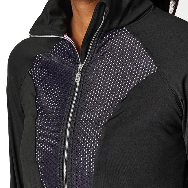 ＵＳサイズ Sofibella(ソフィベラ) レディース Style Ace ジャケット 1591-BLK ブラック(22y10mテニス) |  | 02