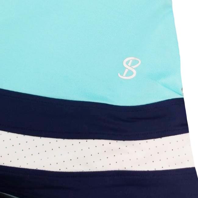 ＵＳサイズ Sofibella(ソフィベラ) レディース Top Spin 14インチ ボーダースコート 1910-AIR エアー(22y10mテニス) |  | 02