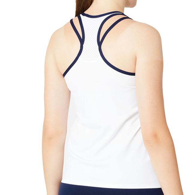 ＵＳサイズ Sofibella(ソフィベラ) レディース Top Spin メッシュネック タンクトップ 1303-NVY ネイビー(22y10mテニス) |  | 01