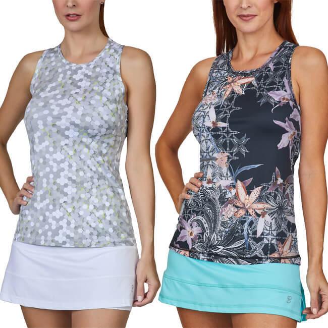 ＵＳサイズ Sofibella(ソフィベラ) レディース UV Feather レーサーバック タンクトップ 7085(22y7mテニス) | 