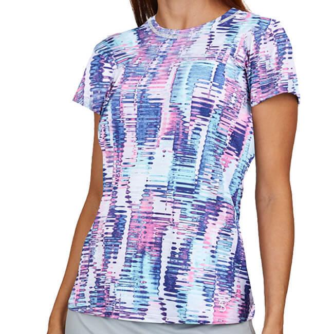 ＵＳサイズ Sofibella(ソフィベラ) レディース UV Feather 半袖Tシャツ 7012F(22y2mテニス) |  | 02