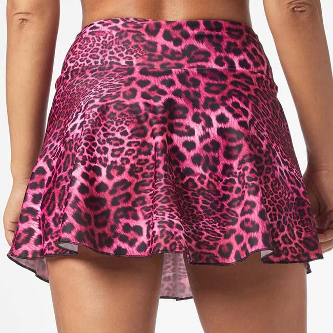 海外サイズ A40GRADOS(フォーティグラドス) レディース ヒョウ柄 プリント ゲームスカート MFFULLROSAP-ピンク(24y4mテニス用ゲームウェア) |  | 01