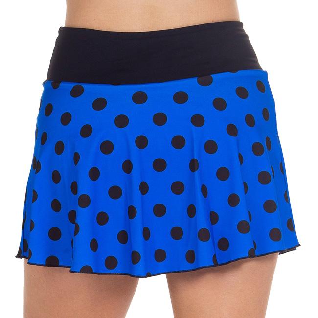 海外サイズ A40GRADOS レディース ドット柄プリント スカート 1954MFFULL-ブルー×ブラック(22y10mテニス) |  | 01